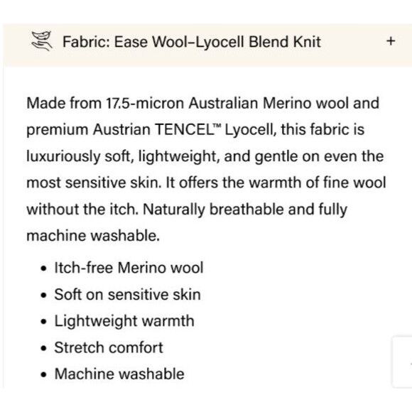 OGL Soft Stretchy Wool Blend Short Sleeve Banded Hem Brami Top Navy Size Small - Picture 6 of 11